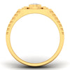 men's ring in gold and diamond