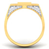 men's ring in gold and diamond