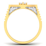 men's ring in gold and diamond