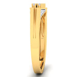 men's ring in gold and diamond