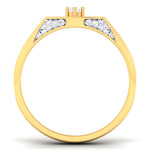 men's ring in gold and diamond