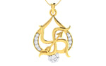 unisex diamond pendants