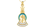 unisex diamond pendants