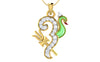 unisex diamond pendants