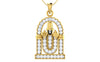 unisex diamond pendants