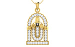 unisex diamond pendants