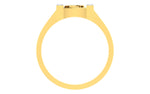 men's ring in gold and diamond