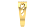 men's ring in gold and diamond