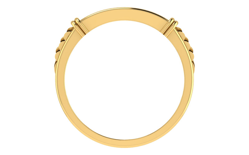 men's ring in gold and diamond