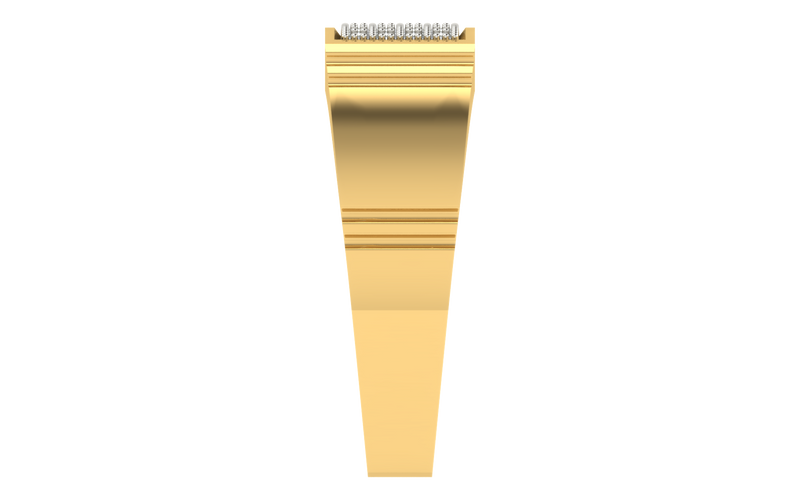 men's ring in gold and diamond