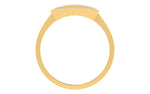 men's ring in gold and diamond