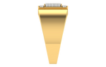 men's ring in gold and diamond