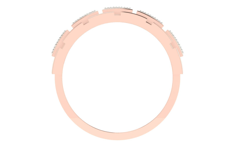 men's ring in gold and diamond