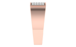 men's ring in gold and diamond