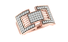 men's ring in gold and diamond