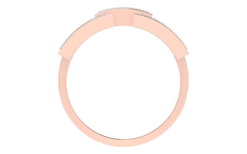 men's ring in gold and diamond