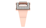men's ring in gold and diamond