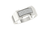 men's ring in gold and diamond
