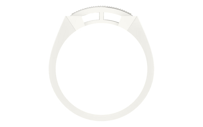 men's ring in gold and diamond