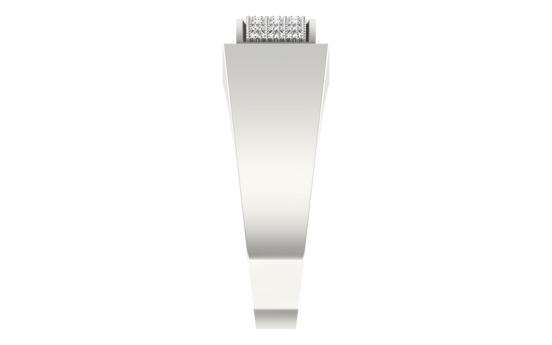 men's ring in gold and diamond