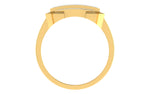 men's ring in gold and diamond