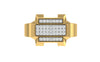 men's ring in gold and diamond