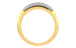 men's ring in gold and diamond