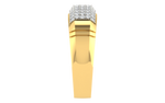 men's ring in gold and diamond