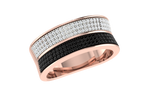 men's ring in gold and diamond