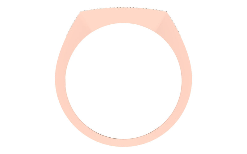men's ring in gold and diamond