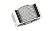 men's ring in gold and diamond