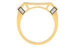 men's ring in gold and diamond