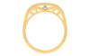 men's ring in gold and diamond