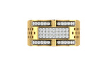 men's ring in gold and diamond