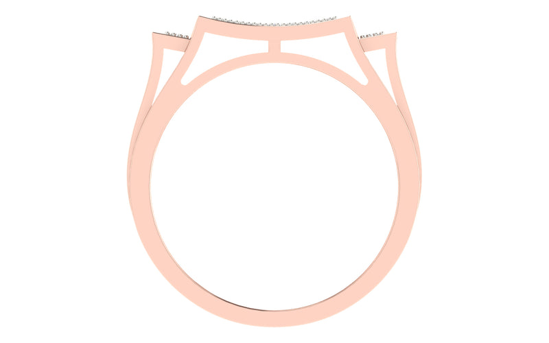men's ring in gold and diamond
