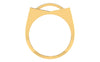 men's ring in gold and diamond