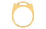 men's ring in gold and diamond