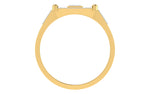 men's ring in gold and diamond
