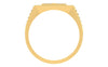 men's ring in gold and diamond