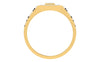 men's ring in gold and diamond