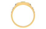 men's ring in gold and diamond