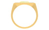 men's ring in gold and diamond