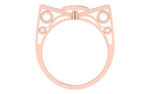 men's ring in gold and diamond