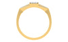 men's ring in gold and diamond
