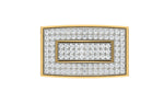 men's ring in gold and diamond