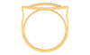 men's ring in gold and diamond