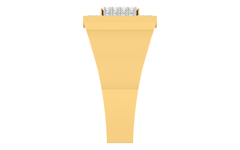 men's ring in gold and diamond