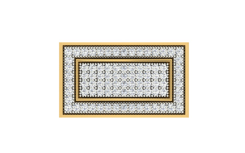 men's ring in gold and diamond