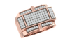 men's ring in gold and diamond