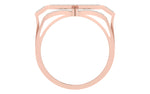 men's ring in gold and diamond